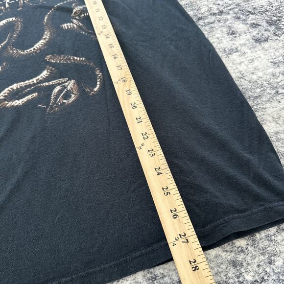 ALTERED LARGE Meshuggah Vintage 2005 Shirt Adult Size Catch 33 Black Tour - Picture 8 of 11